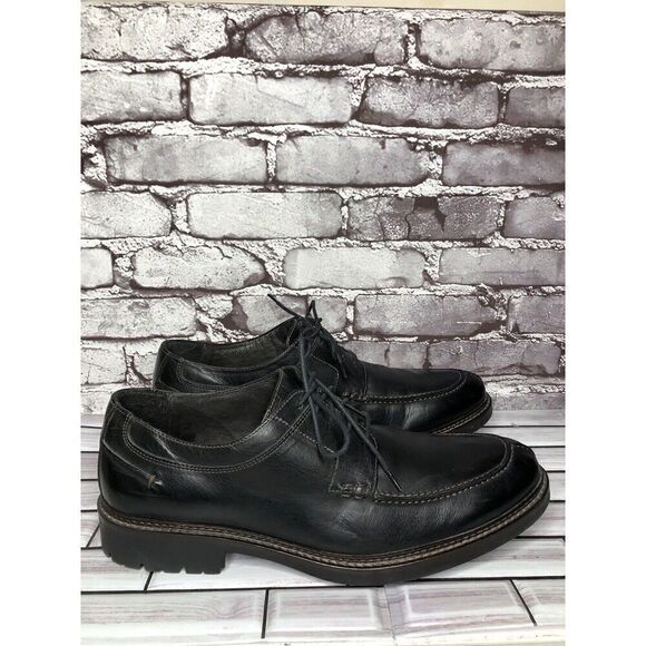 Johnston & Murphy Black Leather Split Toe Lace Oxfords Shoes Men Sz 13M US/46EU main image 7